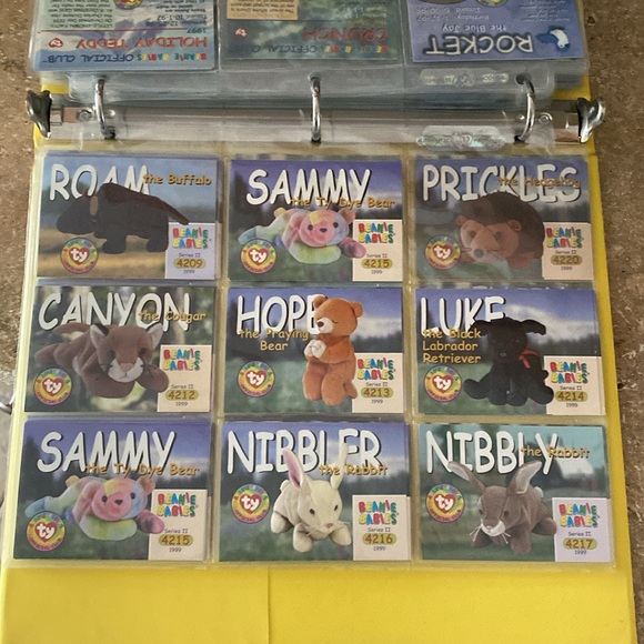 Beanie Baby 1998 official collector’s binder with cards. - Picture 11 of 13